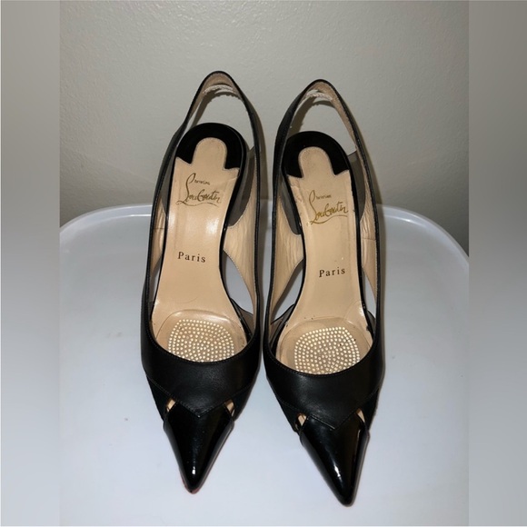 CHRISTIAN LOUBOUTIN SLINGBACK HEELS - Picture 4 of 5